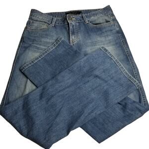 Calvin Klein Vintage Ultimate Boot Cut Denim Blue Jeans Good Size 8
